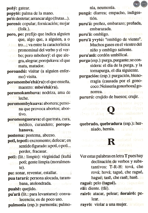 DICCIONARIO MÉDICO GUARANÍ – ESPAÑOL, 1997 - POR DIONISIO M. GONZÁLEZ TORRES